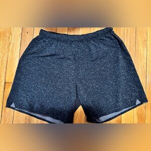 lululemon athletica Black Speckled Athletic Shorts quantity of 2